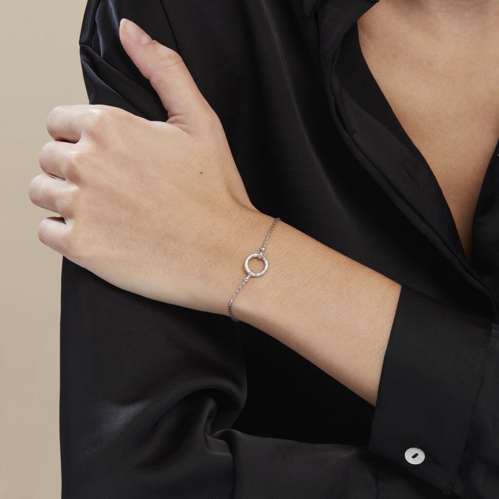 Bracelet Argent Blanc Melia - Bracelets Femme | Histoire d’Or