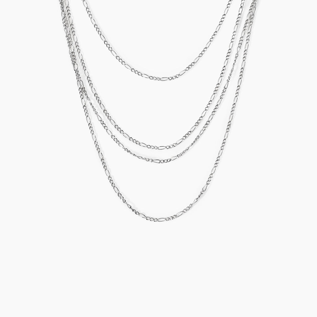 Collier Santoline Argent Blanc - Colliers Femme | Histoire d&rsquo;Or