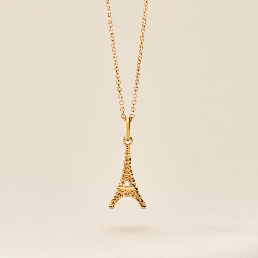 Pendentif Gustave Plaqué Or Jaune - Pendentifs Famille | Histoire d’Or
