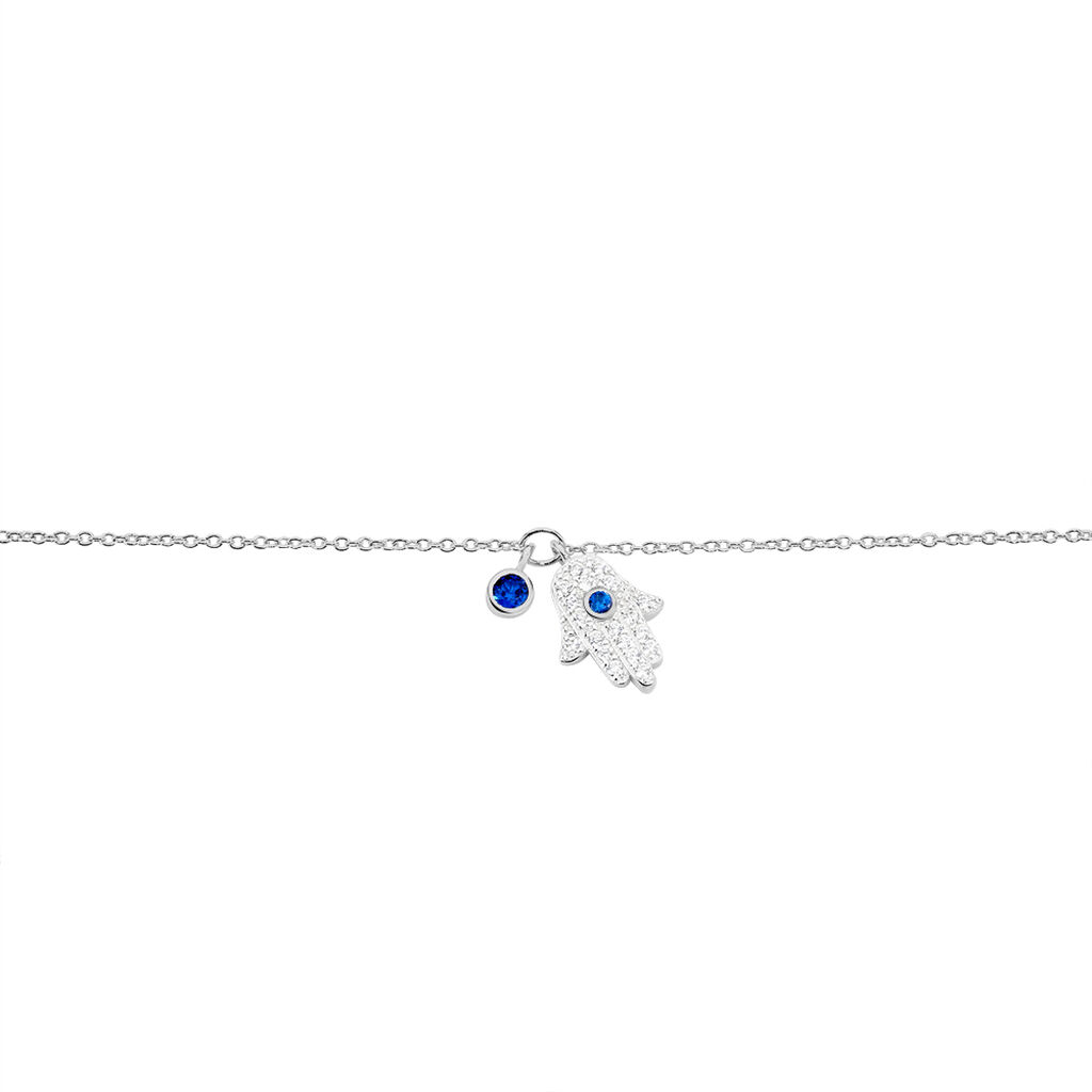 Bracelet Symbolique Argent Blanc Oxyde De Zirconium - Bracelets Femme | Histoire d’Or