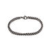 Bracelet Jasone Maille Franco Acier Gris - Bracelets fantaisie Homme | Histoire d’Or