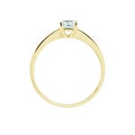 Bague Carrol Or Jaune Topaze Oxyde De Zirconium - Bagues solitaires Femme | Histoire d&rsquo;Or