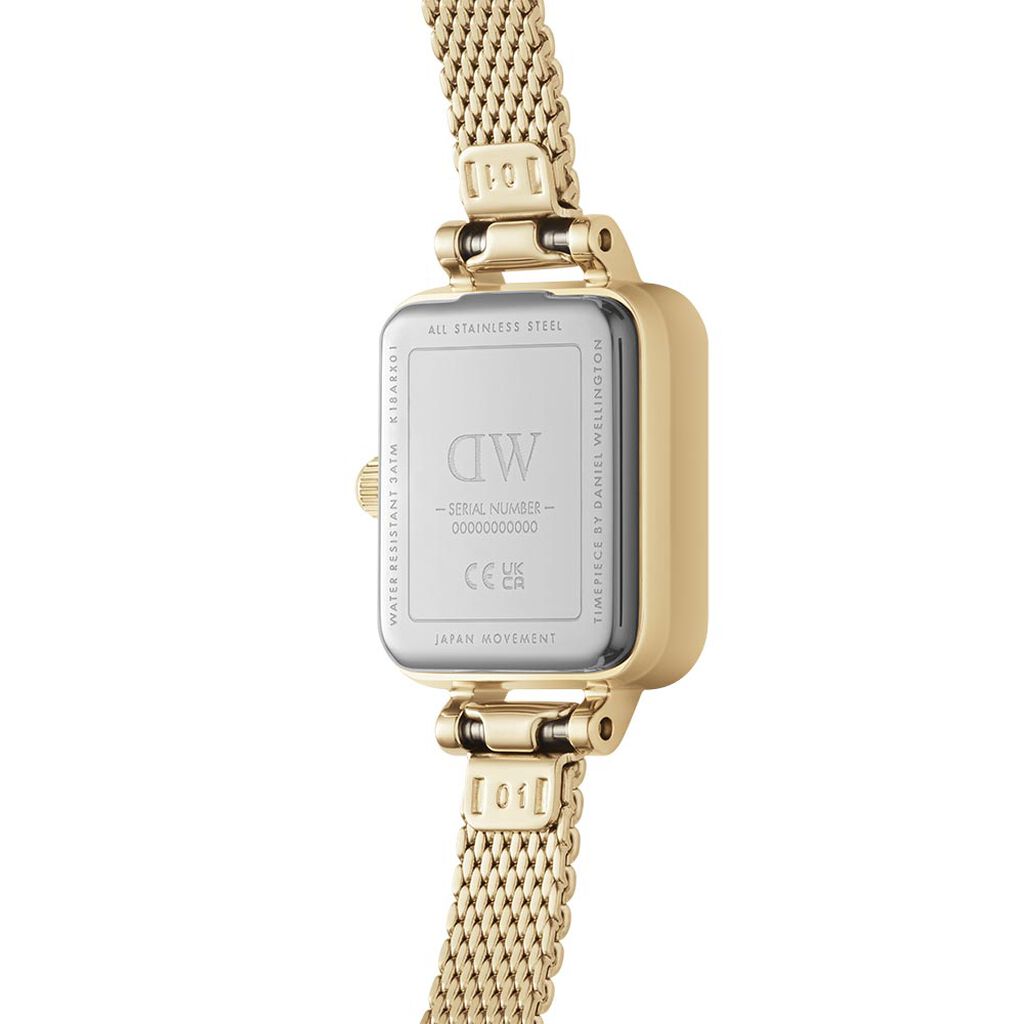 Montre Daniel Wellington Quadro Mini Blanc - Montres Femme | Histoire d&rsquo;Or