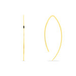 Cr&eacute;oles Helle Amande Or Jaune - Boucles d'oreilles cr&eacute;oles Femme | Histoire d&rsquo;Or