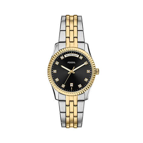 Montre Fossil Scarlette Noir - Montres Femme | Histoire d&rsquo;Or