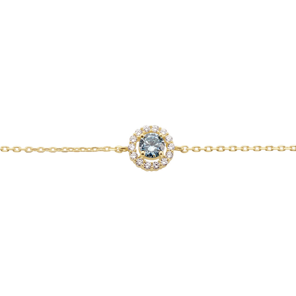 Bracelet Plaqué Or Radbod Pierre Artificielle Oxydes De Zirconium - Bracelets Femme | Histoire d’Or