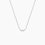 Collier Elinore Argent Blanc Oxyde De Zirconium - Colliers fantaisie Femme | Histoire d&rsquo;Or