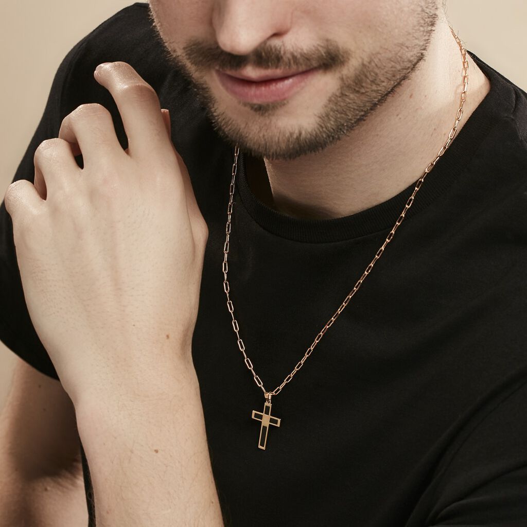 Collier Plaqué Or Quadratu - Colliers Homme | Histoire d’Or