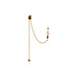 Bijou D'oreilles Angelica Plaque Or Jaune Oxyde Zirconium Labradorite - Boucles d'oreilles fantaisie Femme | Histoire d&rsquo;Or