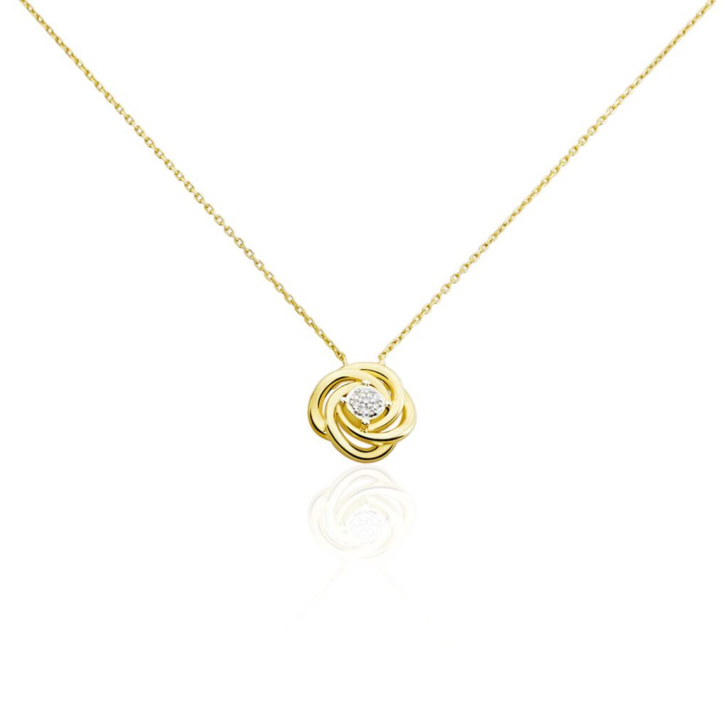 Collier Or Jaune Urlanie Diamants - Colliers Femme | Histoire d’Or