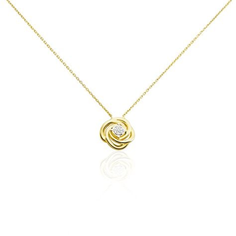 Collier Or Jaune Urlanie Diamants - Colliers Femme | Histoire d’Or