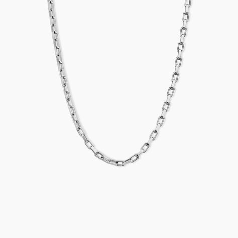 Collier Natan Argent Blanc - Chaines Homme | Histoire d&rsquo;Or
