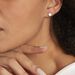 Boucles D'oreilles Puces Solene Argent Blanc Céramique - Boucles d'oreilles fantaisie Femme | Histoire d’Or