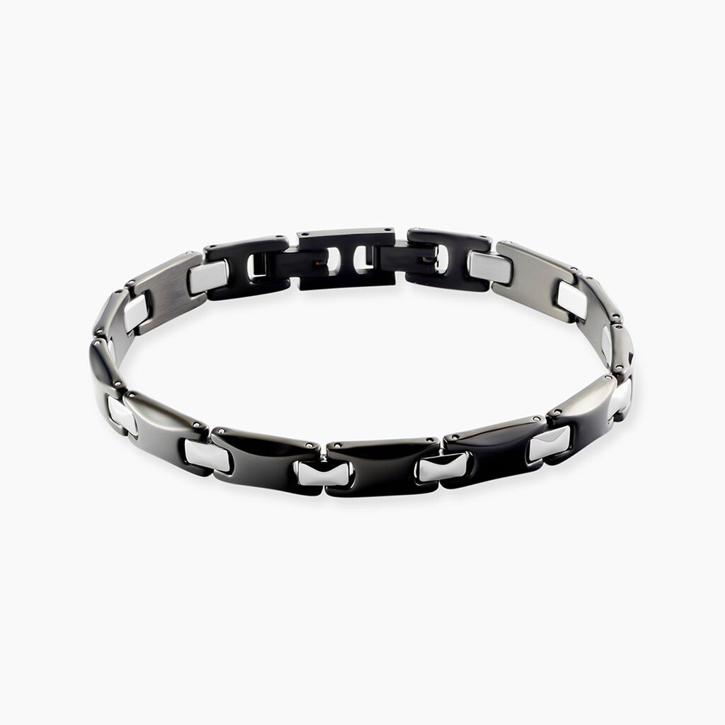 Bracelet Jourdan Halldor Acier Argenté - Bracelets Homme | Histoire d’Or