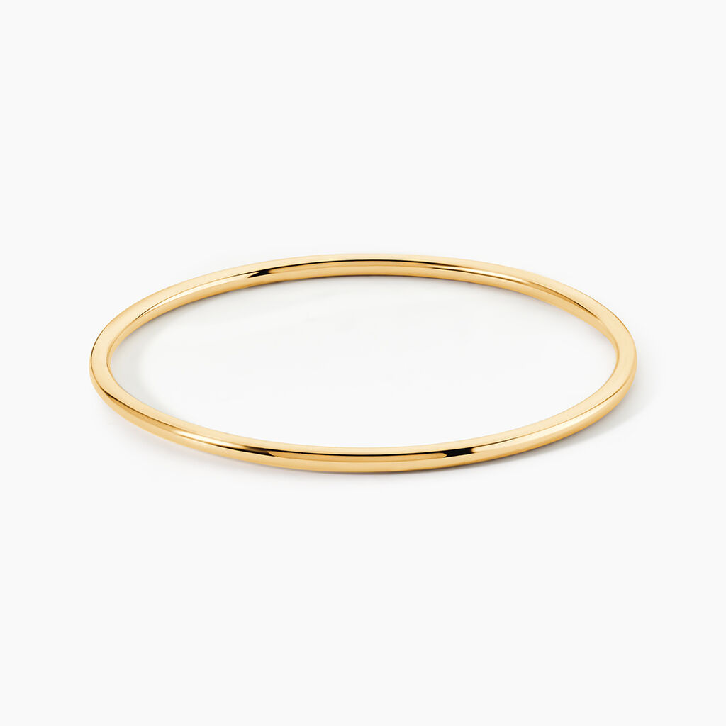 Bracelet Jonc Xylina Fil Rond Lisse Or Jaune - Bracelets joncs Famille | Histoire d&rsquo;Or