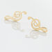 Boucles D'oreilles Puces Bayram Musique Or Jaune - Clous d'oreilles Femme | Histoire d’Or