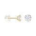 Boucles D'oreilles Puces Or Jaune Katherina Oxyde De Zirconium
