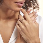 Bague Croisee Or Jaune Diamant - Bagues avec pierre Femme | Histoire d&rsquo;Or