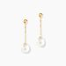Boucles D'oreilles Pendantes Valera Or Jaune Perle De Culture - Boucles d'oreilles pendantes Femme | Histoire d&rsquo;Or