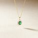 Pendentif Or Jaune Emeraude Diamants - Pendentifs Femme | Histoire d’Or