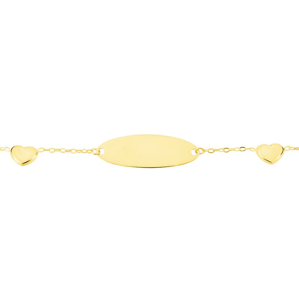 Bracelet Identité Gaspardine Maille Forçat Or Jaune - Bracelets Communion Enfant | Histoire d’Or