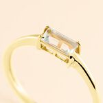 Bague Nottingham Or Jaune Topaze - Bagues solitaires Femme | Histoire d&rsquo;Or