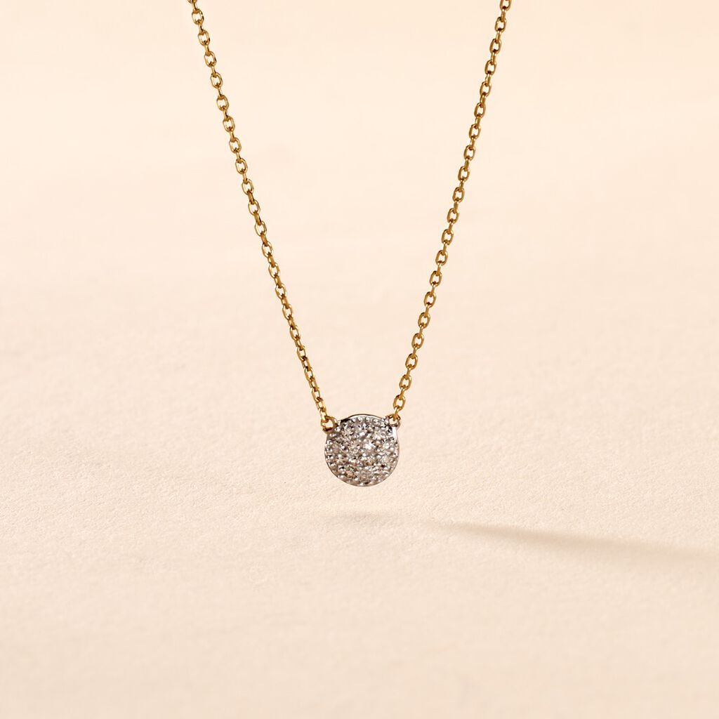 Collier Teani Or Jaune Diamant - Colliers Femme | Histoire d’Or