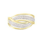 Bague Enora Or Jaune Diamant - Bagues avec pierre Femme | Histoire d&rsquo;Or