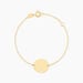 Bracelet Benedicte Message Or Jaune - Bracelets Naissance Enfant | Histoire d’Or