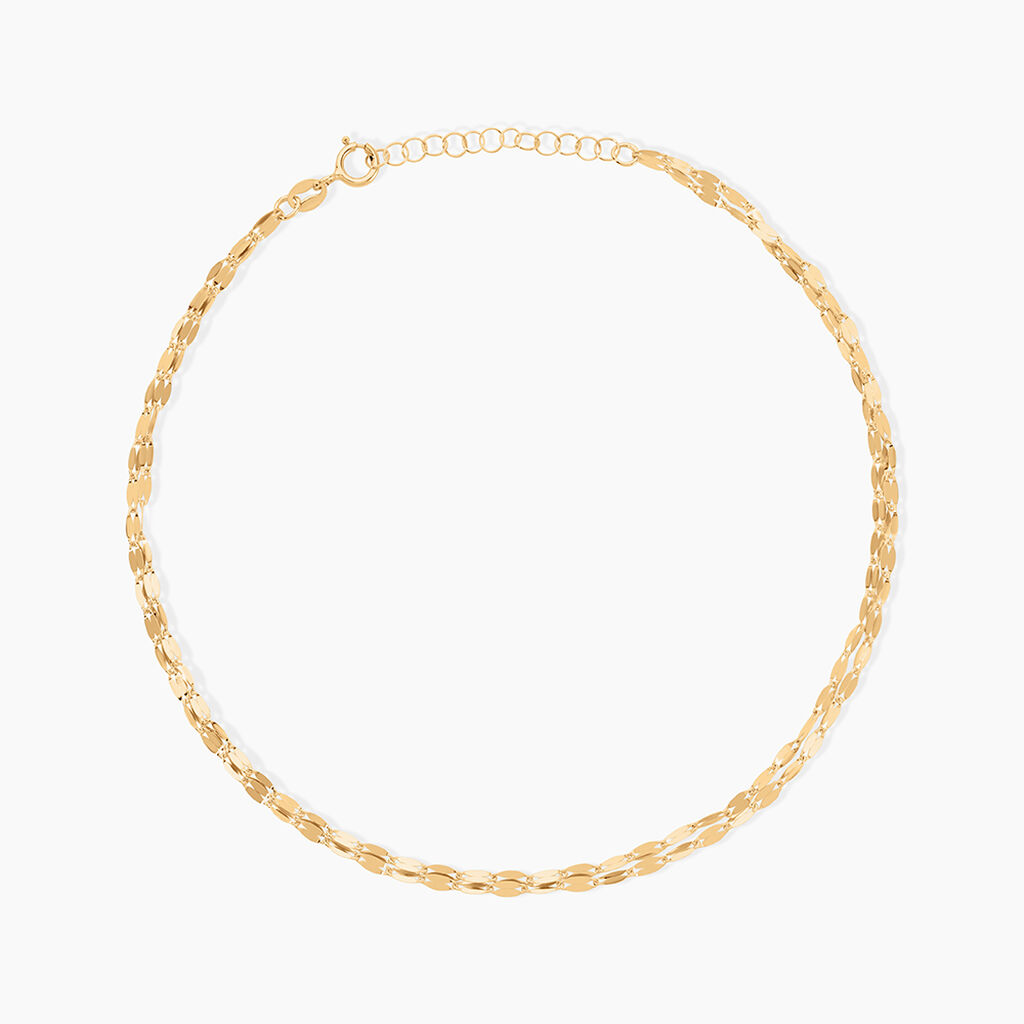 Cha&icirc;ne De Cheville Zaig Or Jaune - Cha&icirc;nes de cheville Femme | Histoire d&rsquo;Or