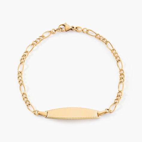 Bracelet Identit&eacute; Bartolomee Or Jaune - Bracelets Communion Enfant | Histoire d&rsquo;Or