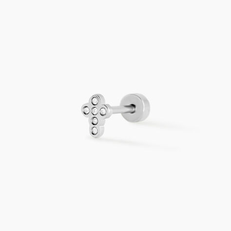 Piercing Maanta Acier Blanc Oxyde De Zirconium - Bijoux Femme | Histoire d&rsquo;Or
