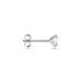 Boucle D'oreille Puce Unitaire Niels Argent Blanc Oxyde De Zirconium - Boucles d'oreilles fantaisie Homme | Histoire d’Or