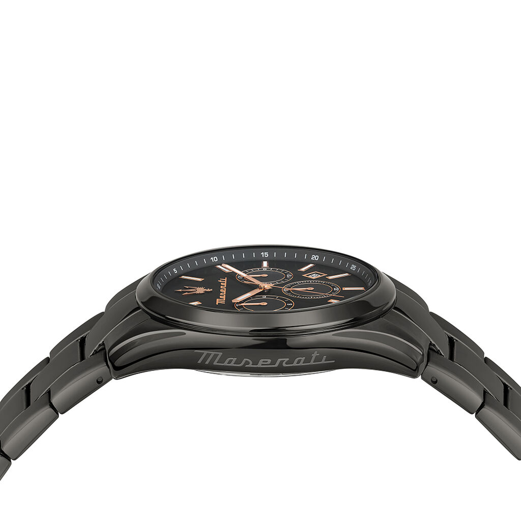 Montre Maserati Attrazione Noir - F&ecirc;te des p&egrave;res Homme | Histoire d&rsquo;Or
