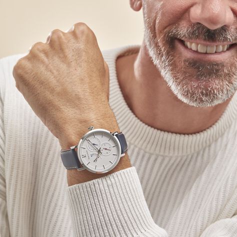Montre Pierre Lannier Evidence Blanc - Montres Homme | Histoire d’Or