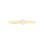 Bague Solitaire Shannel Or Jaune Diamant - Bagues solitaires Femme | Histoire d&rsquo;Or