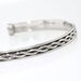 Bracelet Jonc Oscaro Argent Gris - Bracelets joncs Homme | Histoire d’Or