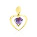 Pendentif Or Jaune Gurvan Amethyste - Pendentifs Femme | Histoire d’Or