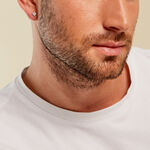 Boucle D'oreille Puce Unitaire Paco Argent Blanc Oxyde De Zirconium - Boucles d'oreilles fantaisie Homme | Histoire d&rsquo;Or