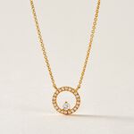 Collier Plaqu&eacute; Or Lila Oxydes De Zirconium - Colliers fantaisie Femme | Histoire d&rsquo;Or