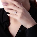 Bague Tina Or Jaune Topaze Et Diamant - Bagues solitaires Femme | Histoire d&rsquo;Or