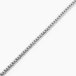 Bracelet Ivy Maille Haricot Or Blanc - Bracelets cha&icirc;ne Femme | Histoire d&rsquo;Or