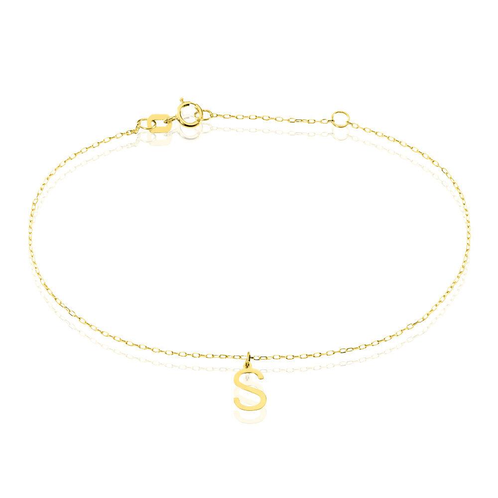 Bracelet or lettre Outlet