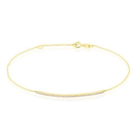 Bracelet Or Jaune Nalania Diamant - Bracelets Femme | Histoire d’Or
