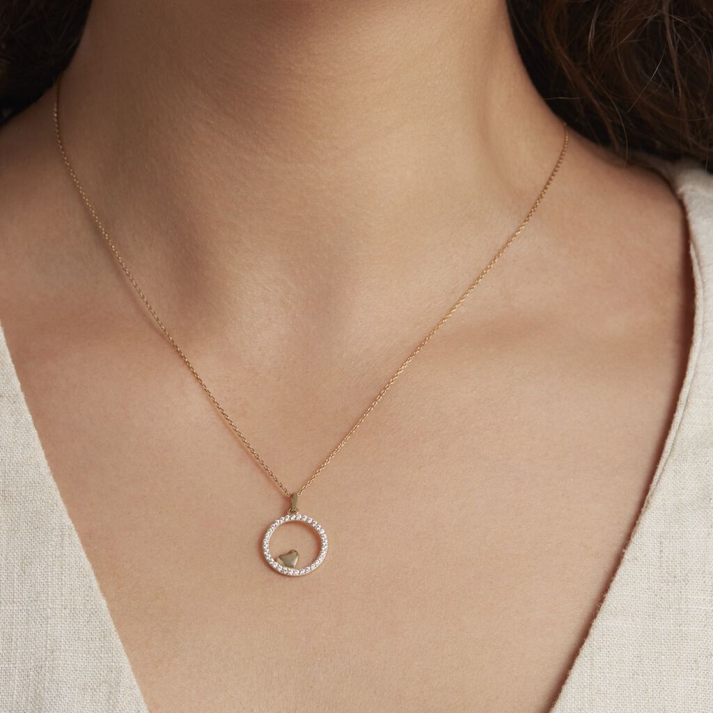 Pendentif Or Jaune Roman Oxyde - Pendentifs Femme | Histoire d’Or