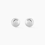 Boucles D'oreilles Puces Virgie Argent Blanc - Boucles d'oreilles fantaisie Femme | Histoire d&rsquo;Or