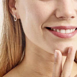 Boucles D'oreilles Puces Chrystalise Or Jaune Diamant - Clous d'oreilles Femme | Histoire d’Or
