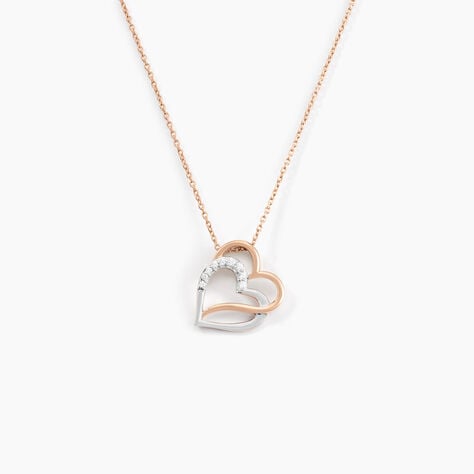 Collier Argent Bicolore Serapis Oxyde De Zirconium - Colliers fantaisie Femme | Histoire d’Or