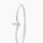 Bague Maye Or Blanc Diamant - Bagues solitaires Femme | Histoire d&rsquo;Or