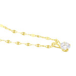 Collier Or Jaune Luminae Oxyde De Zirconium - Colliers Femme | Histoire d&rsquo;Or